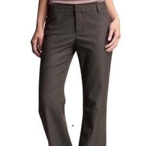 GAP Perfect Trouser brown pinstriped  8A